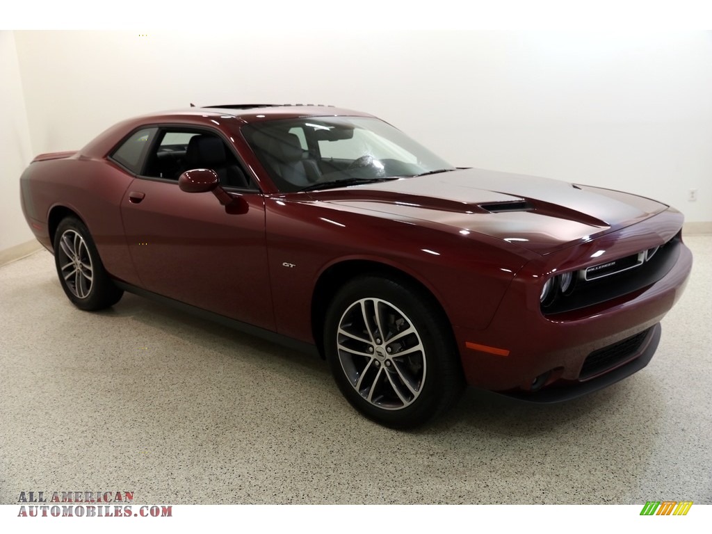 2018 Challenger GT AWD - Octane Red Pearl / Black photo #1
