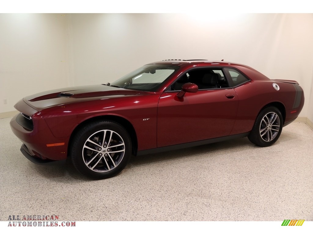 2018 Challenger GT AWD - Octane Red Pearl / Black photo #3