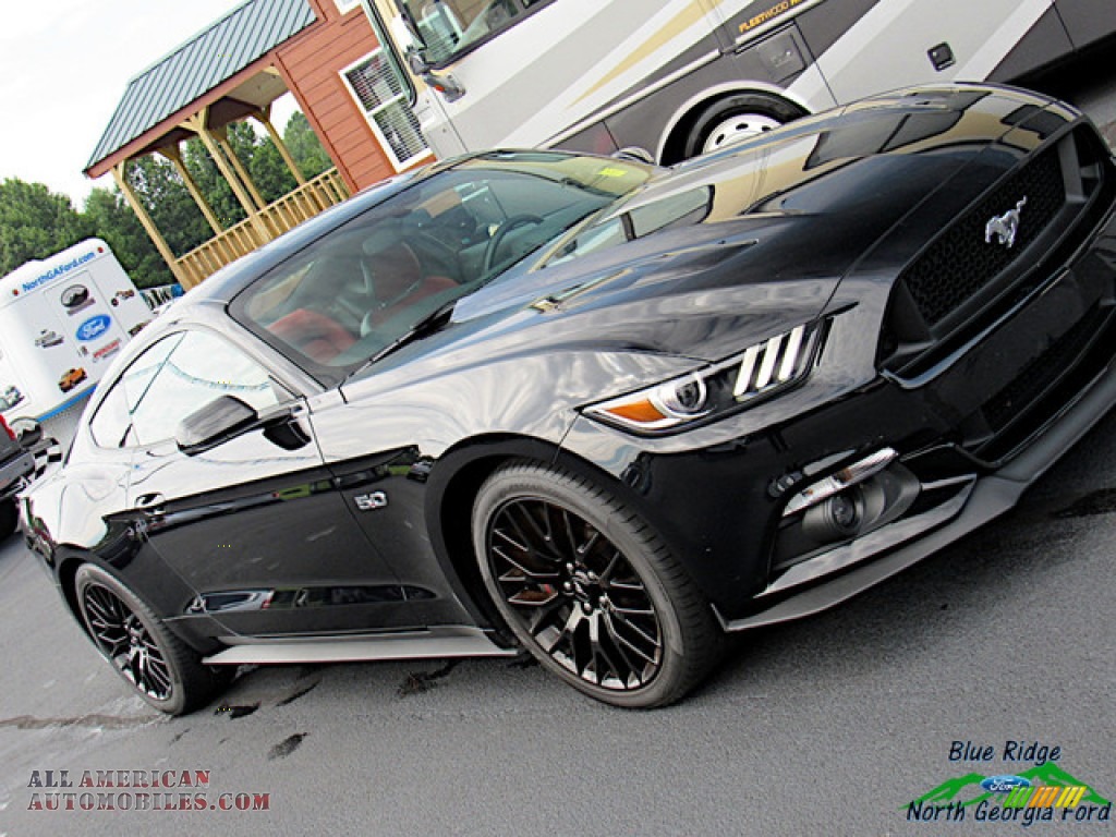 2017 Mustang GT Premium Coupe - Shadow Black / Red Line photo #30