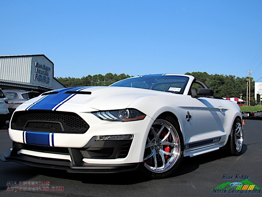 Oxford White / Shelby Two-Tone Black/Gray Ford Mustang Shelby Super Snake