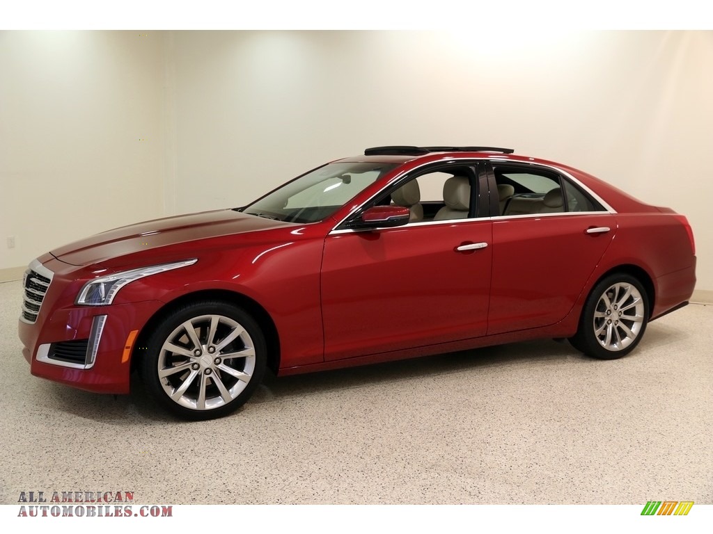 2019 CTS Luxury AWD - Red Obsession Tintcoat / Very Light Cashmere photo #3