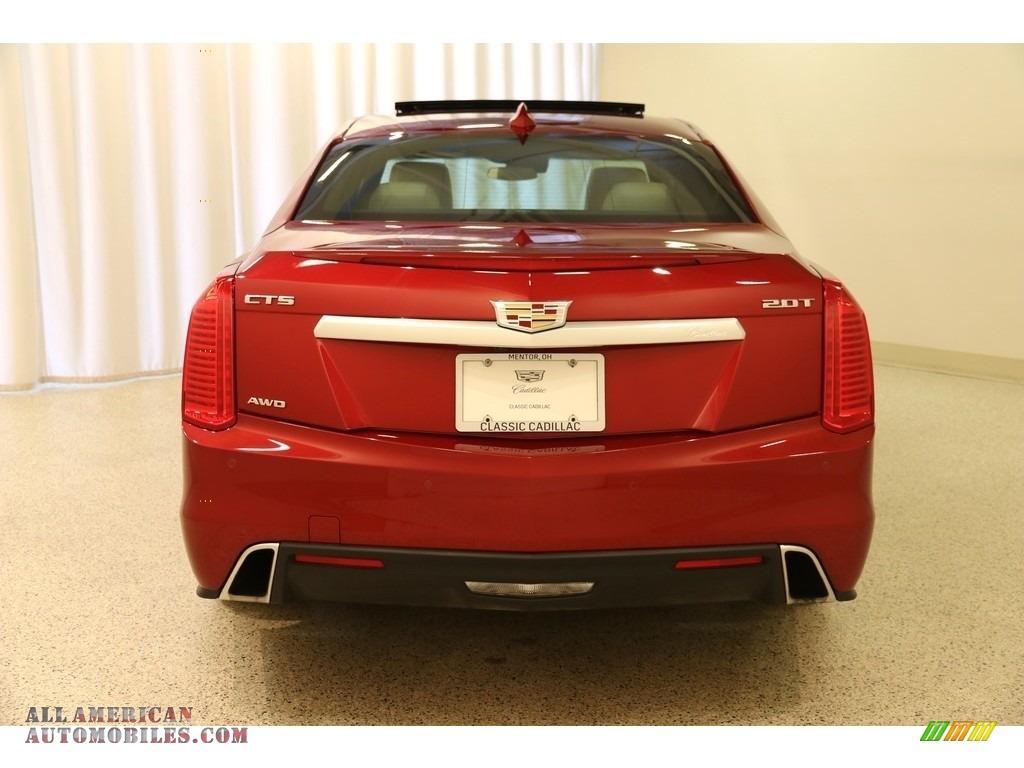 2019 CTS Luxury AWD - Red Obsession Tintcoat / Very Light Cashmere photo #21