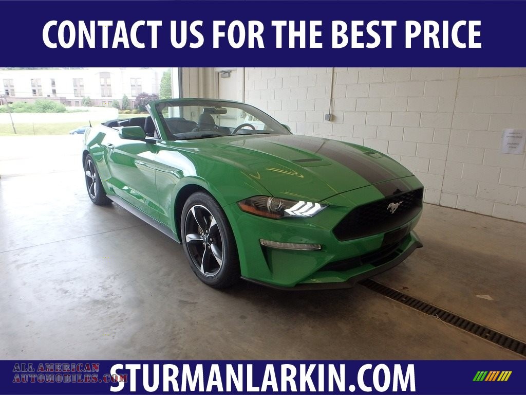 Need For Green / Ebony Ford Mustang EcoBoost Convertible