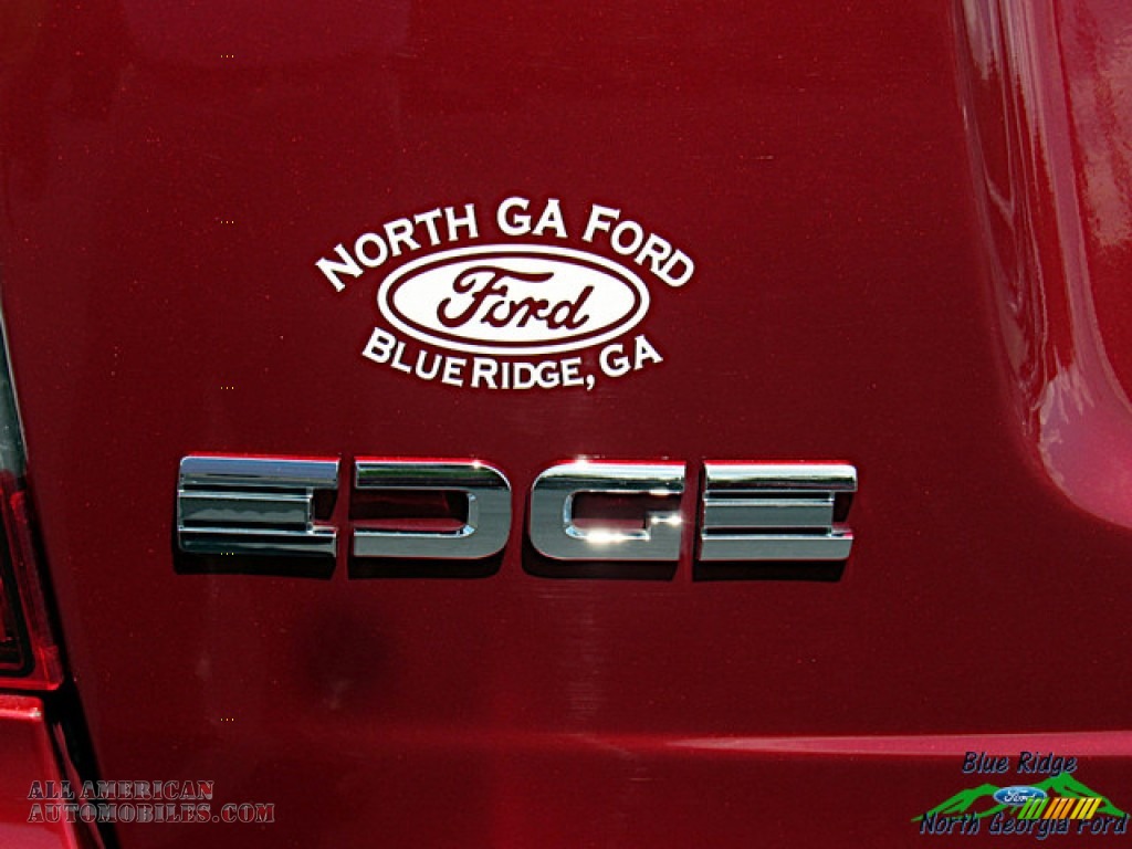 2013 Edge SEL AWD - Ruby Red / Medium Light Stone photo #37