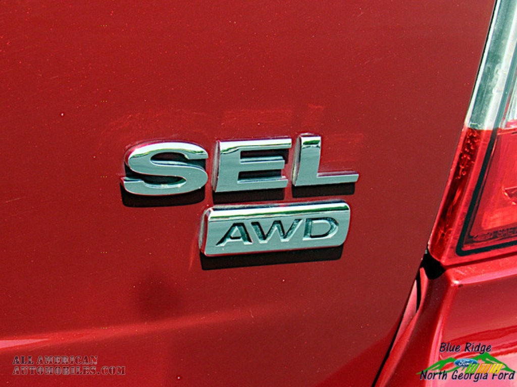 2013 Edge SEL AWD - Ruby Red / Medium Light Stone photo #38
