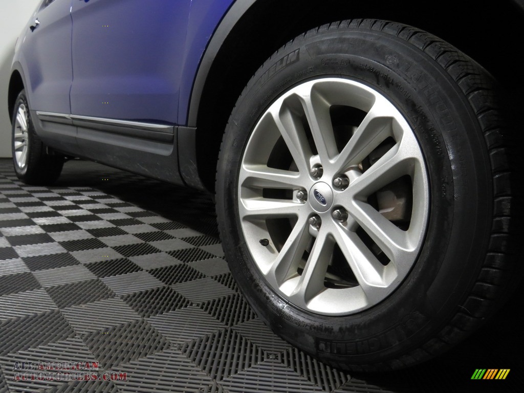 2013 Explorer XLT 4WD - Deep Impact Blue Metallic / Charcoal Black photo #4