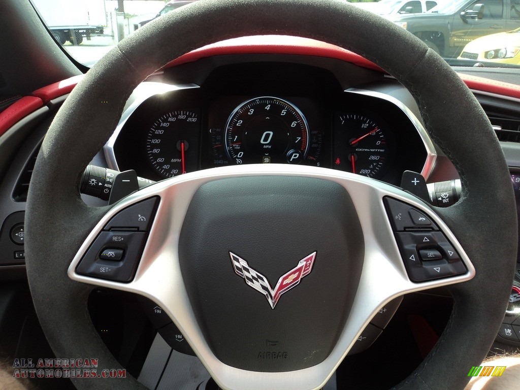 2018 Corvette Stingray Convertible - Black / Adrenaline Red photo #17