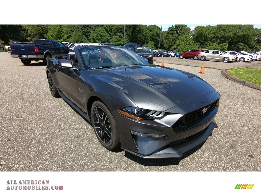 2019 Mustang GT Premium Convertible - Magnetic / Ebony photo #1