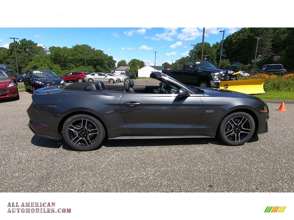 2019 Mustang GT Premium Convertible - Magnetic / Ebony photo #8