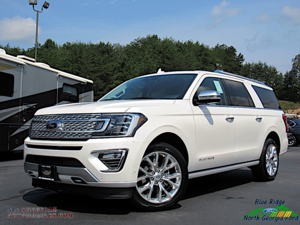 2019 Expedition Platinum Max 4x4 - White Platinum Metallic Tri-Coat / Medium Soft Ceramic photo #1