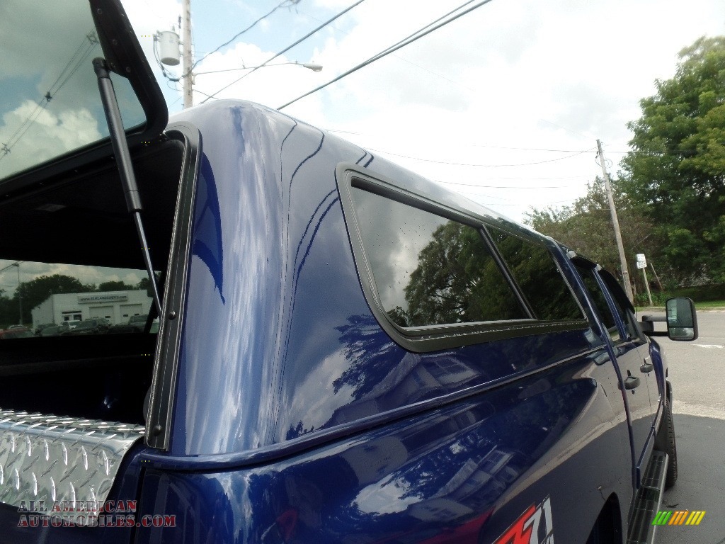 2013 Silverado 2500HD LT Crew Cab 4x4 - Blue Topaz Metallic / Ebony photo #17