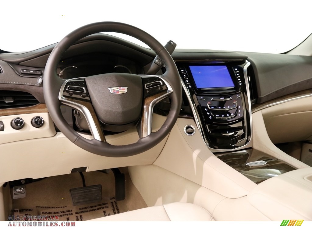 2019 Escalade Luxury 4WD - Crystal White Tricoat / Shale/Jet Black Accents photo #6