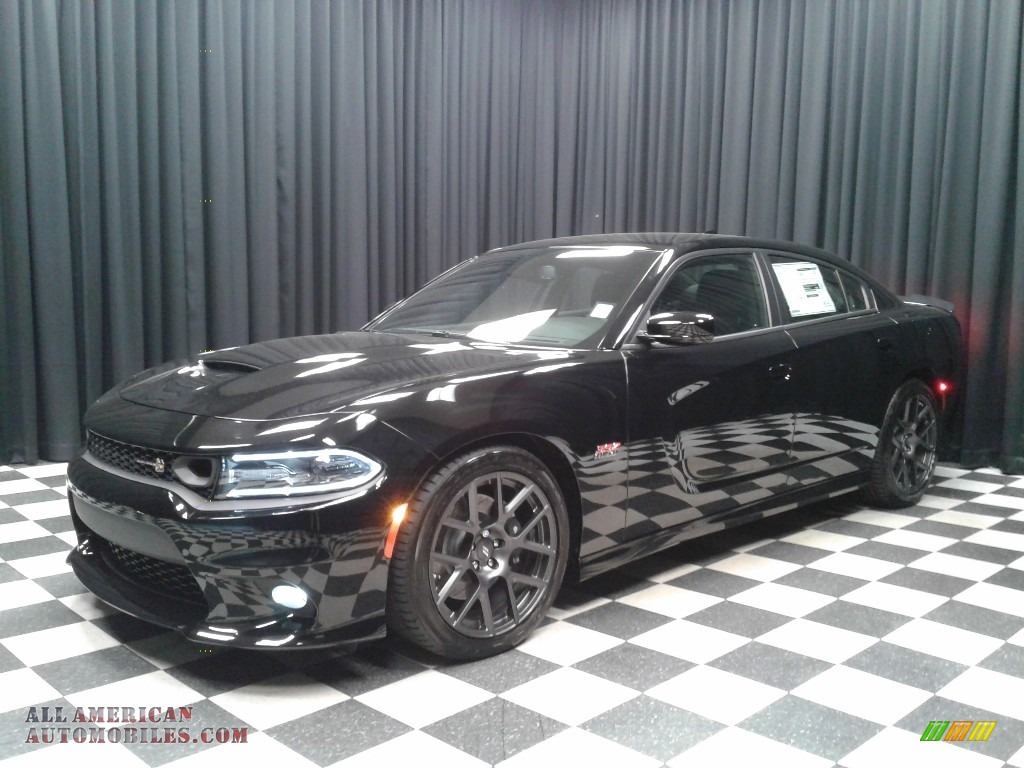 2019 Charger R/T Scat Pack - Pitch Black / Black photo #2