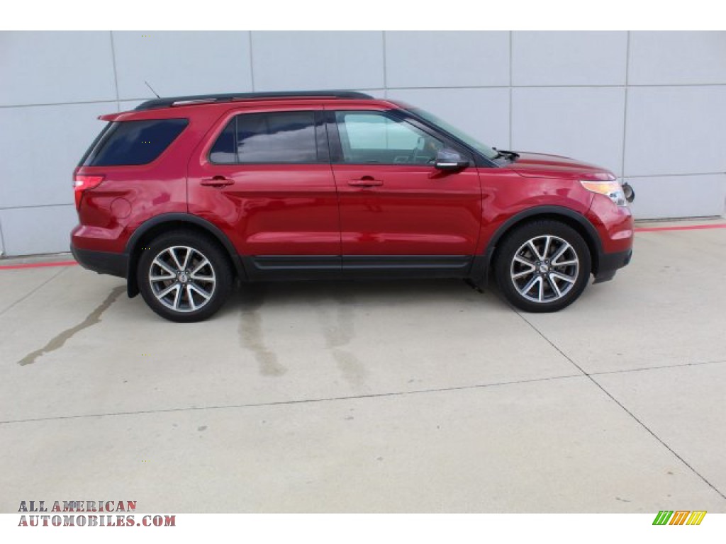 2015 Explorer XLT 4WD - Ruby Red / Charcoal Black photo #8
