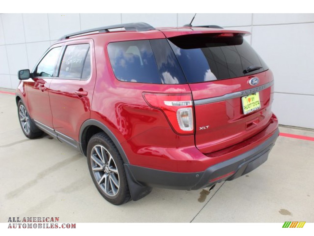 2015 Explorer XLT 4WD - Ruby Red / Charcoal Black photo #9