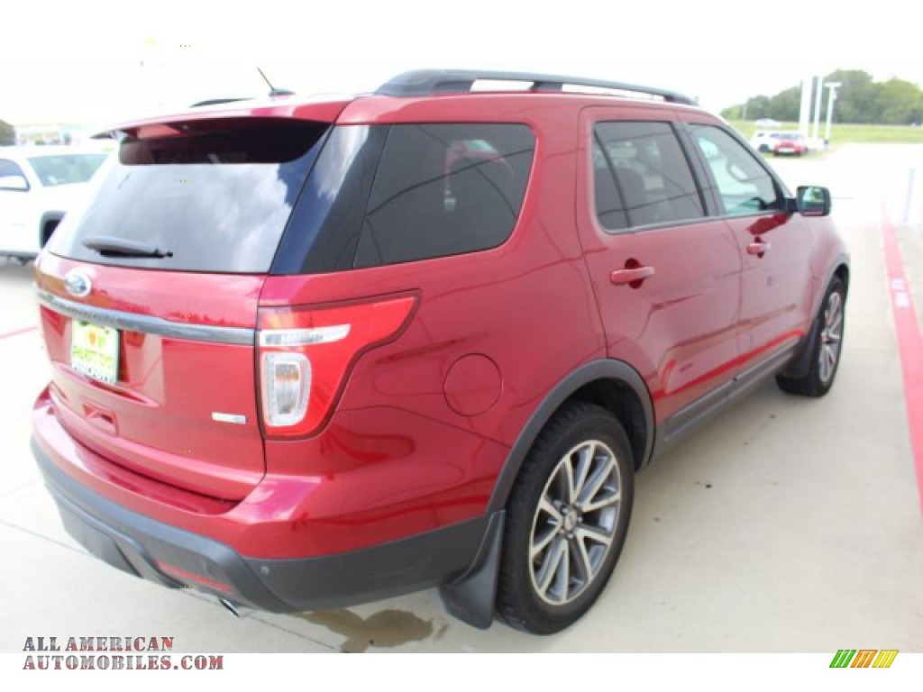 2015 Explorer XLT 4WD - Ruby Red / Charcoal Black photo #11