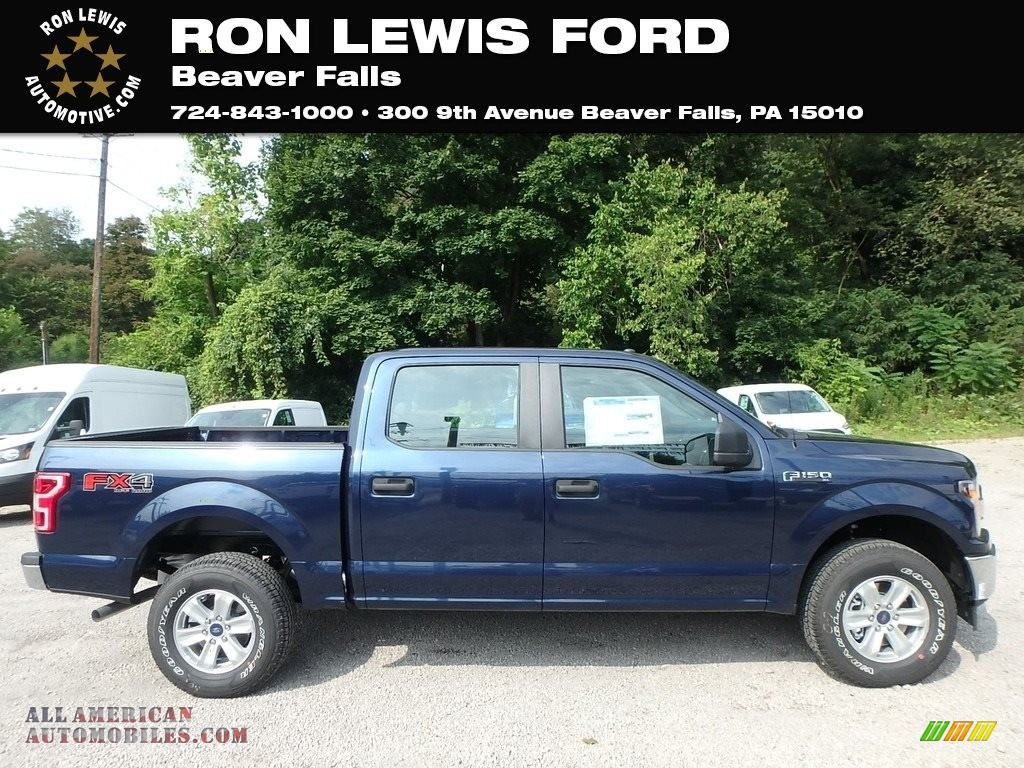 Blue Jeans / Earth Gray Ford F150 XL SuperCrew 4x4