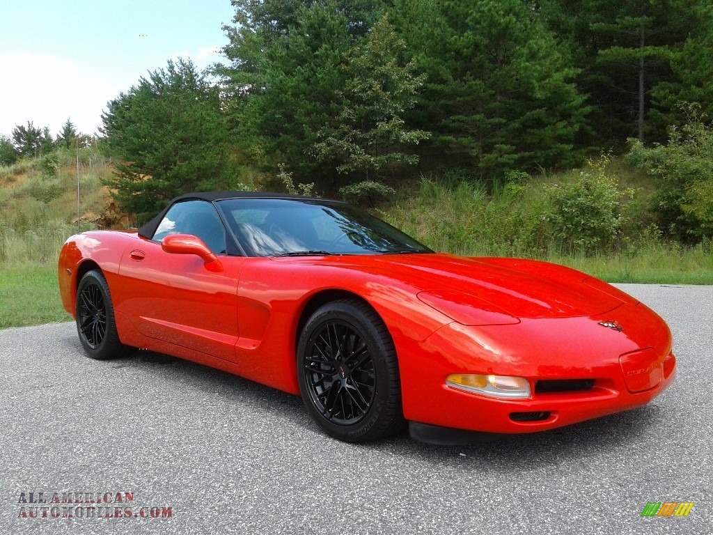 2004 Corvette Convertible - Torch Red / Black photo #5