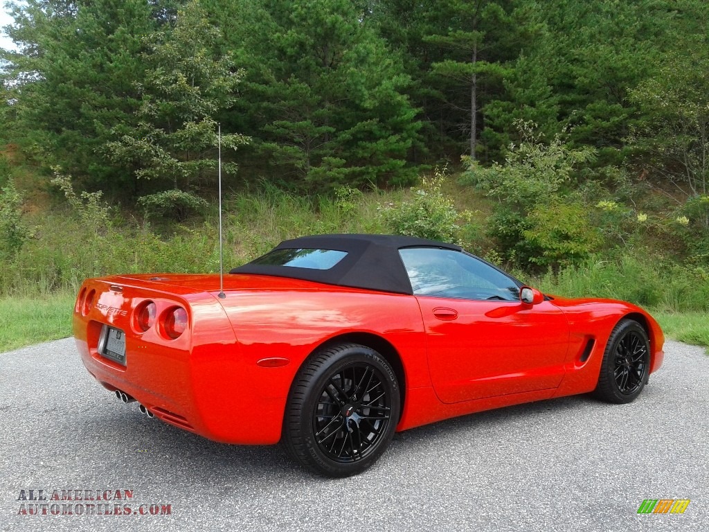 2004 Corvette Convertible - Torch Red / Black photo #7