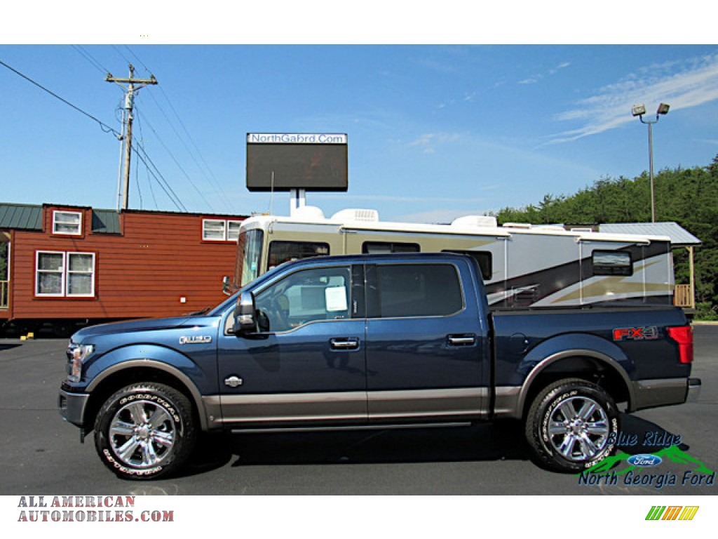 2019 F150 King Ranch SuperCrew 4x4 - Blue Jeans / King Ranch Kingsville/Java photo #2