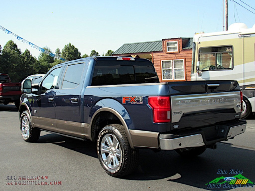 2019 F150 King Ranch SuperCrew 4x4 - Blue Jeans / King Ranch Kingsville/Java photo #3