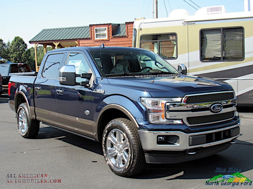 2019 F150 King Ranch SuperCrew 4x4 - Blue Jeans / King Ranch Kingsville/Java photo #7