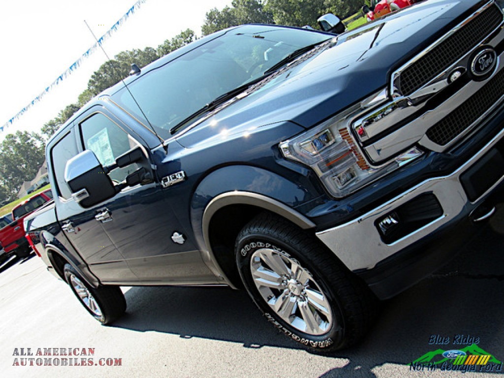 2019 F150 King Ranch SuperCrew 4x4 - Blue Jeans / King Ranch Kingsville/Java photo #36