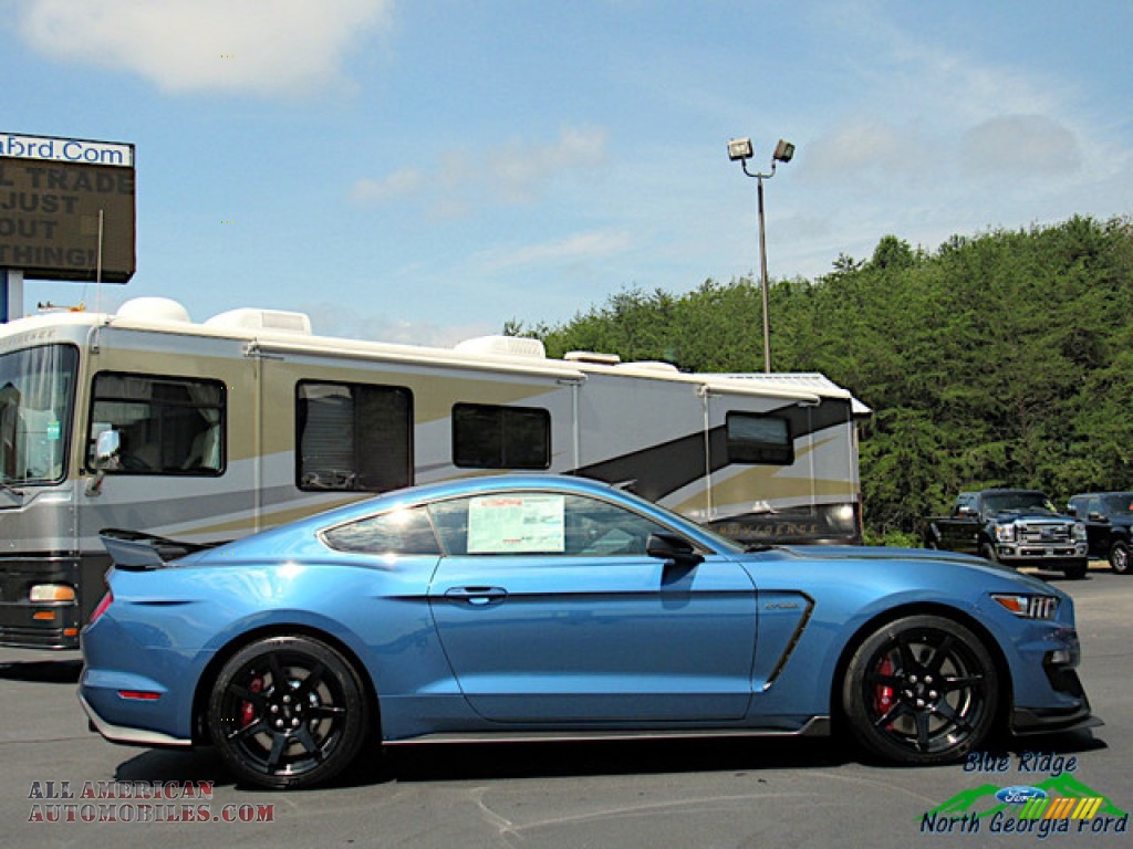 2019 Mustang Shelby GT350R - Performance Blue / GT350 Ebony Recaro Cloth/Miko Suede photo #6