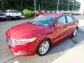 Ford Fusion SE Ruby Red Metallic photo #6