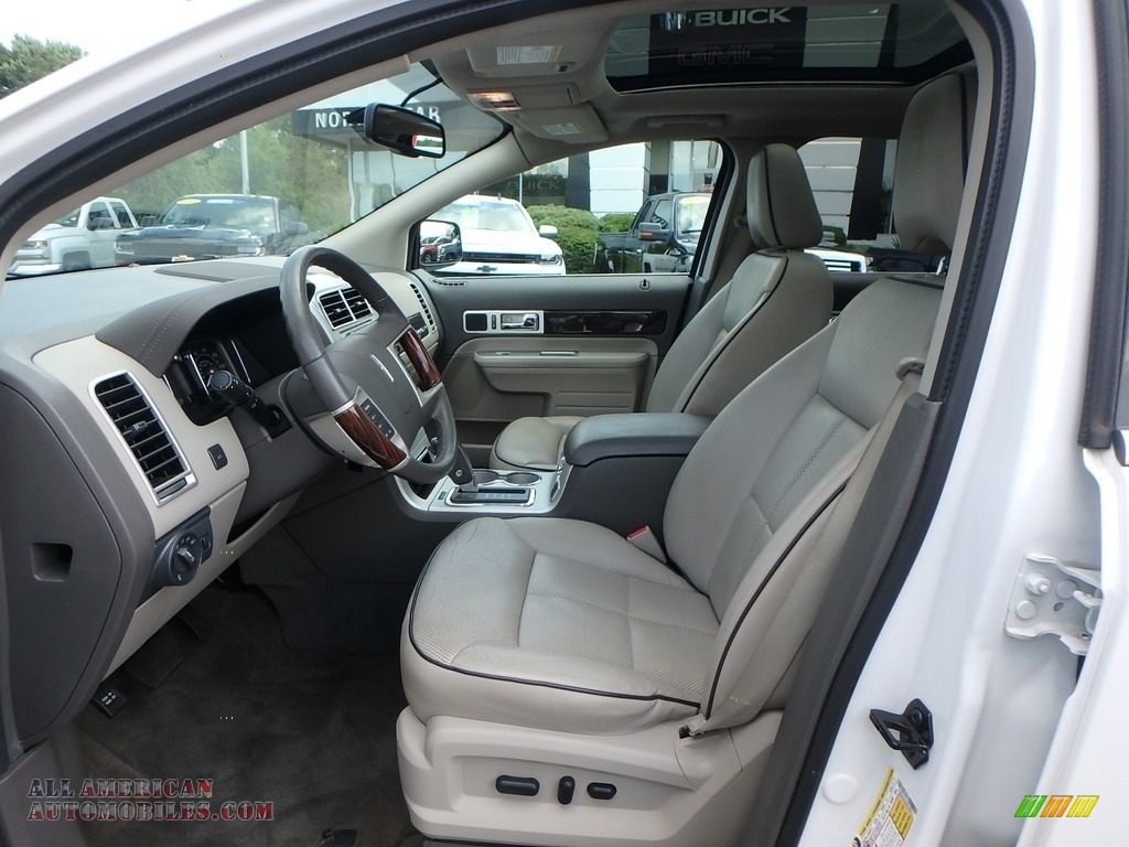 2010 MKX AWD - White Platinum Tri-Coat / Cashmere/Black photo #20