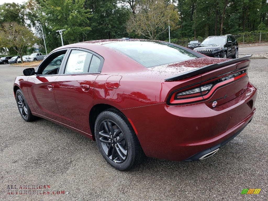2019 Charger SXT AWD - Octane Red Pearl / Black photo #4