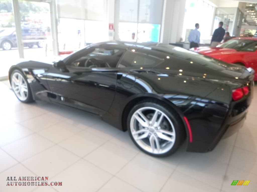 2019 Corvette Stingray Coupe - Black / Black photo #4