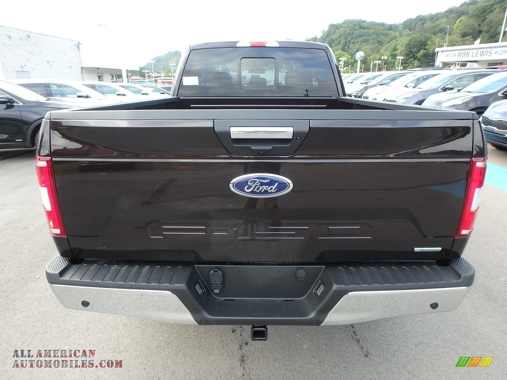 2019 F150 XLT SuperCab 4x4 - Magma Red / Earth Gray photo #3