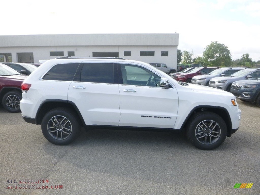 2020 Grand Cherokee Limited 4x4 - Bright White / Light Frost Beige/Black photo #6