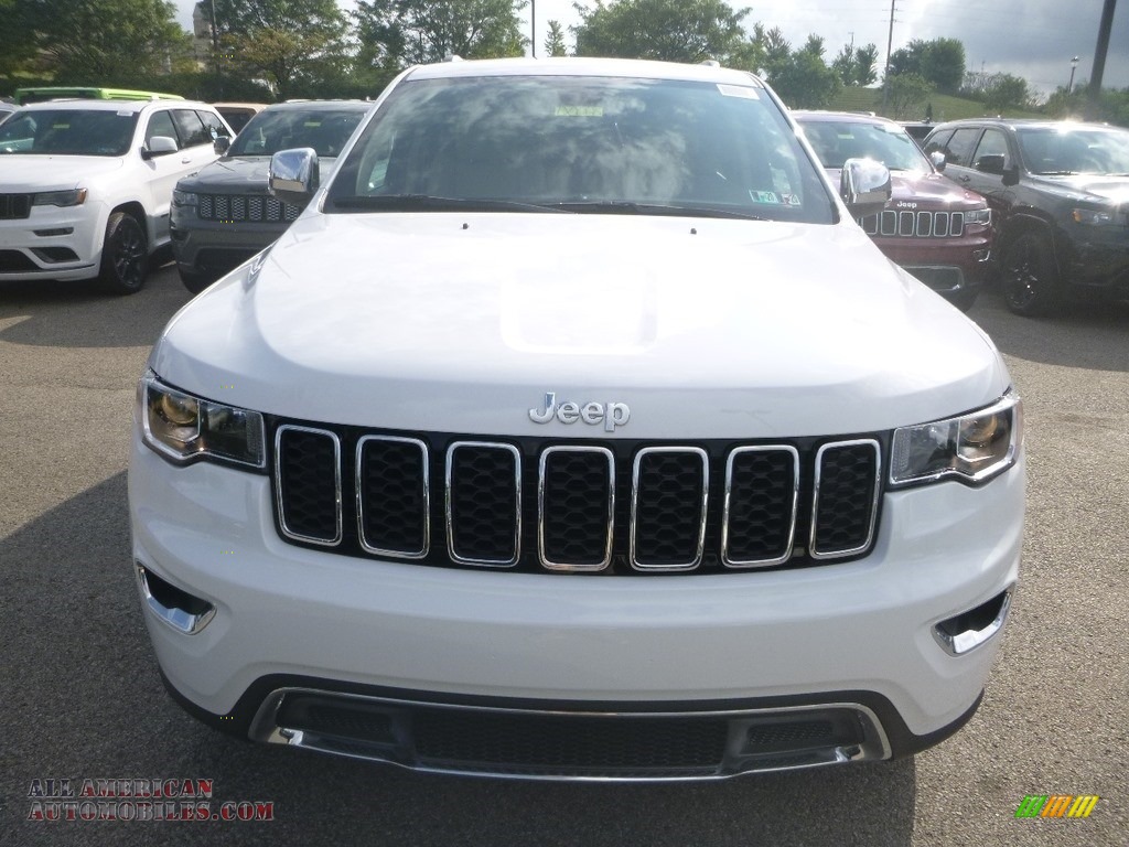 2020 Grand Cherokee Limited 4x4 - Bright White / Light Frost Beige/Black photo #8