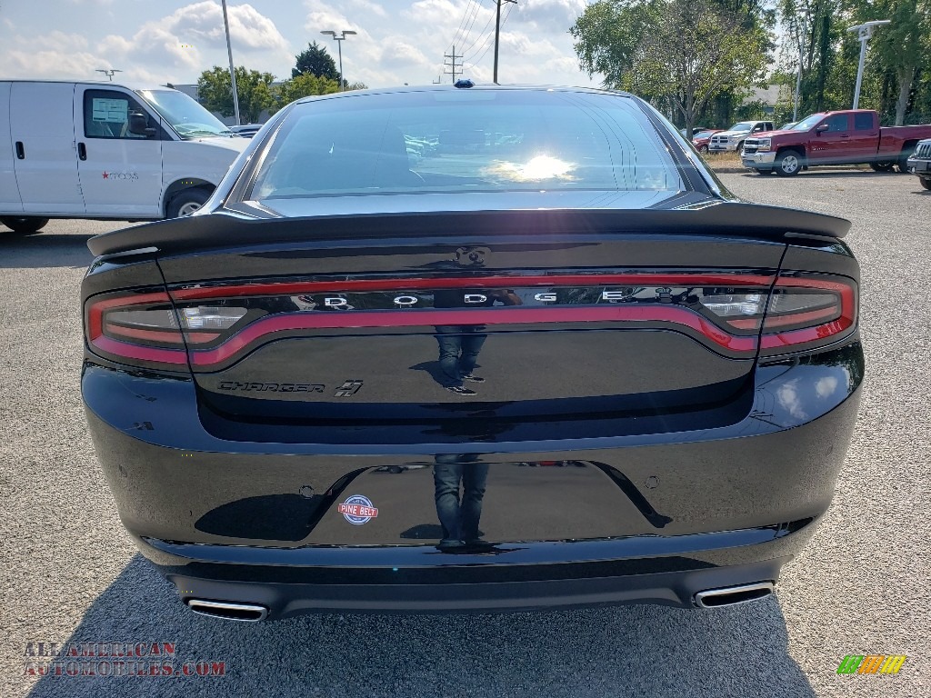 2019 Charger SXT AWD - Pitch Black / Black photo #5