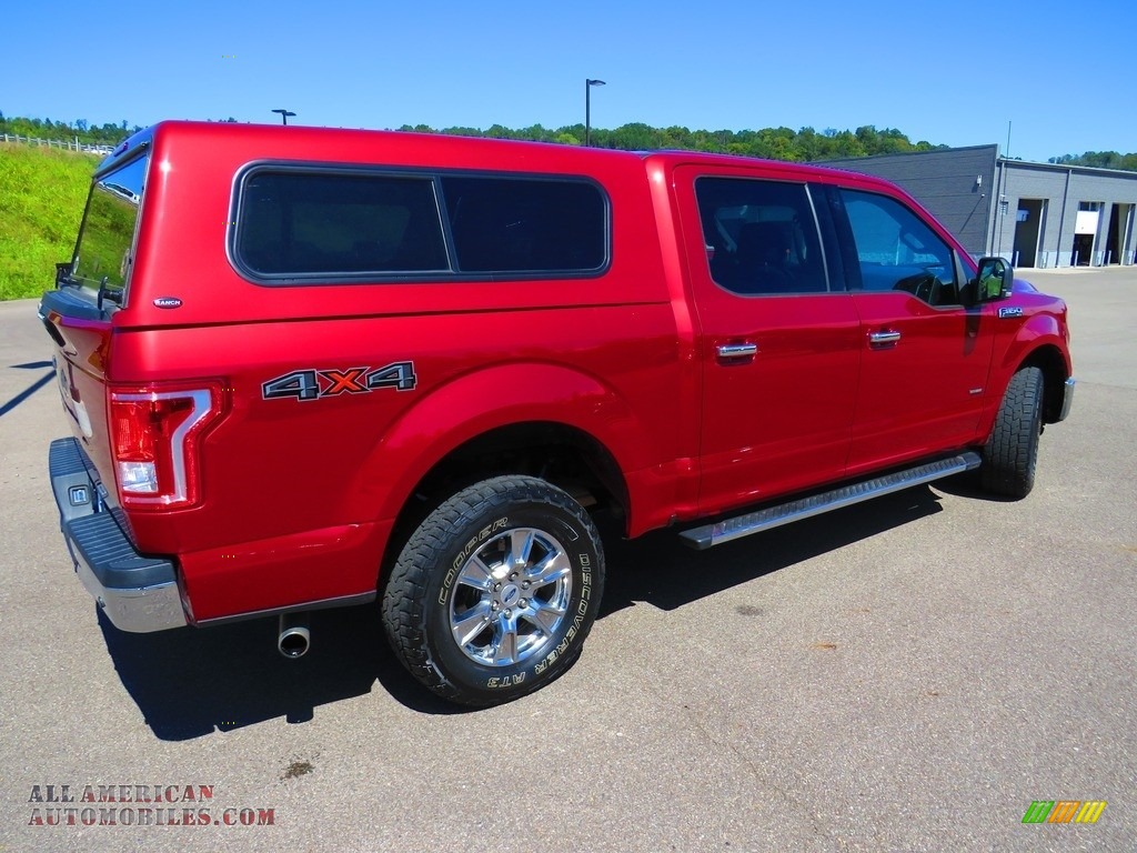 2018 F150 XLT SuperCab 4x4 - Ruby Red / Earth Gray photo #15