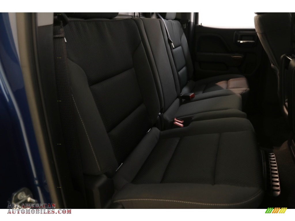 2016 Sierra 1500 SLE Double Cab 4WD - Stone Blue Metallic / Jet Black photo #17