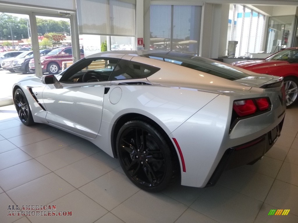 2019 Corvette Stingray Coupe - Blade Silver Metallic / Black photo #5