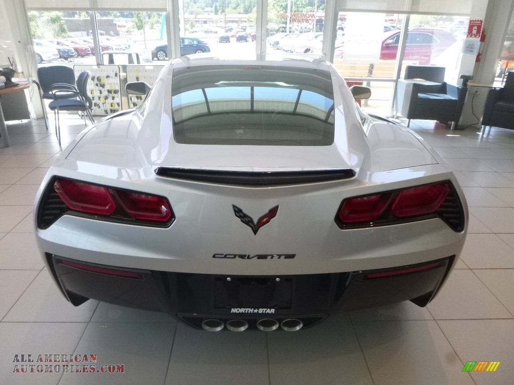 2019 Corvette Stingray Coupe - Blade Silver Metallic / Black photo #6