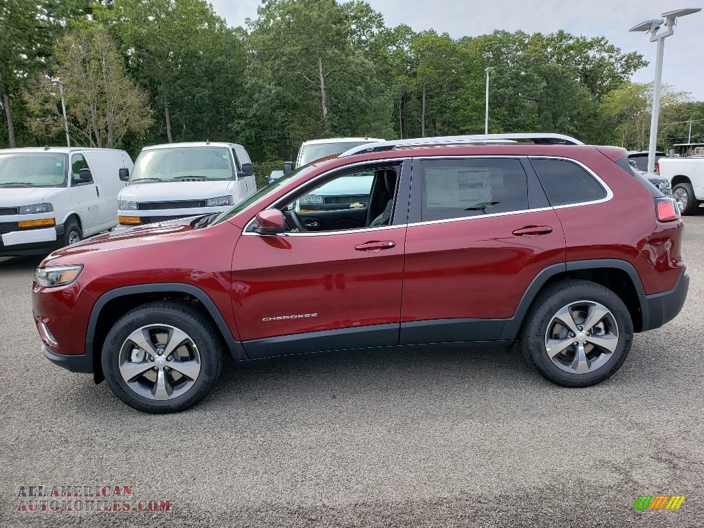 2020 Cherokee Limited 4x4 - Velvet Red Pearl / Black photo #3