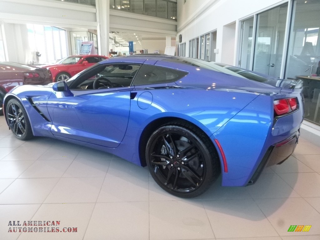 2019 Corvette Stingray Coupe - Elkhart Lake Blue Metallic / Black photo #5