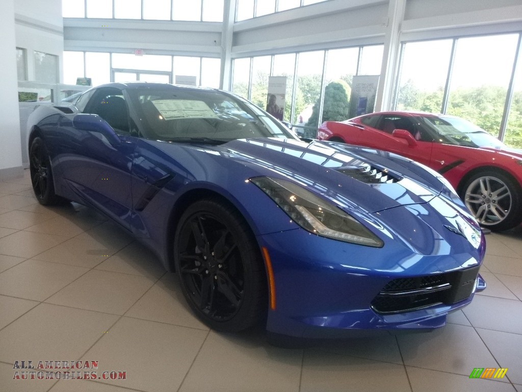 2019 Corvette Stingray Coupe - Elkhart Lake Blue Metallic / Black photo #7