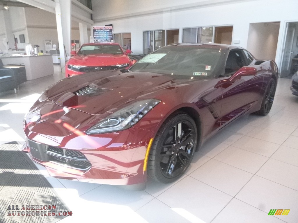 2019 Corvette Stingray Coupe - Long Beach Red Tintcoat / Black photo #2