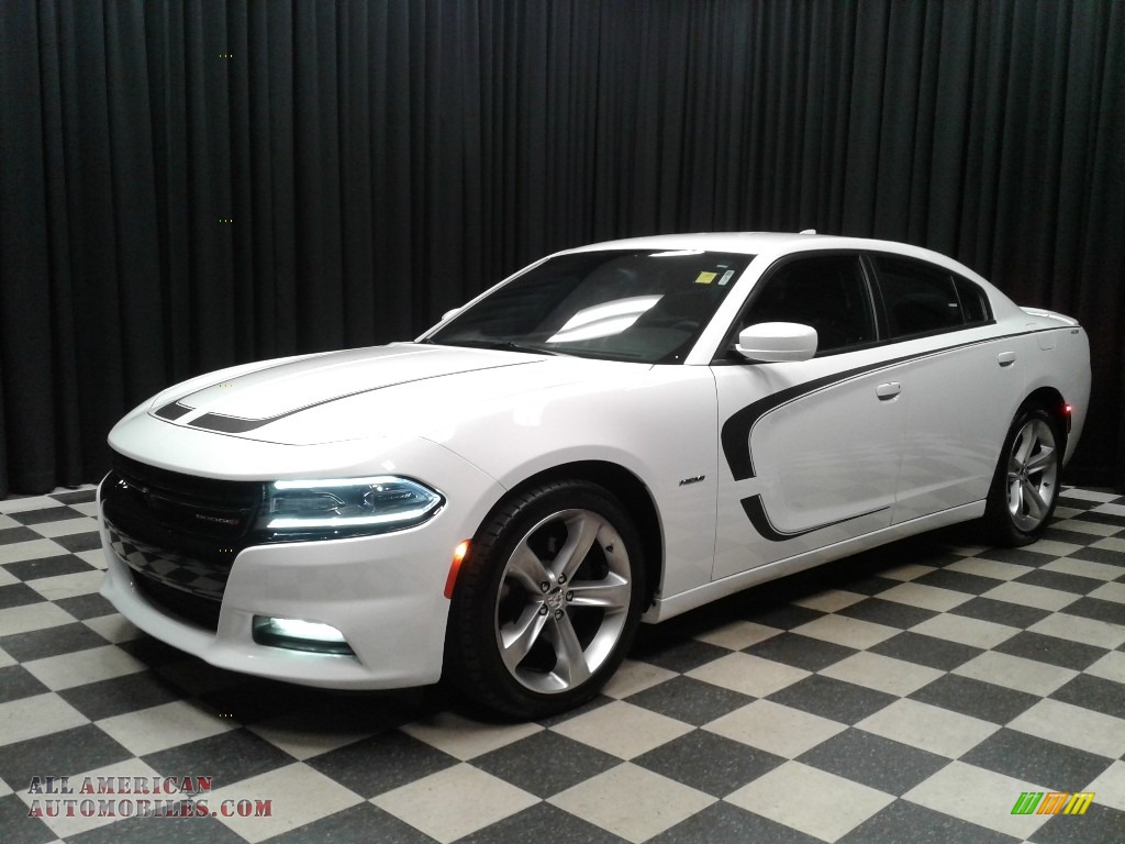 2016 Charger R/T - Bright White / Black photo #2