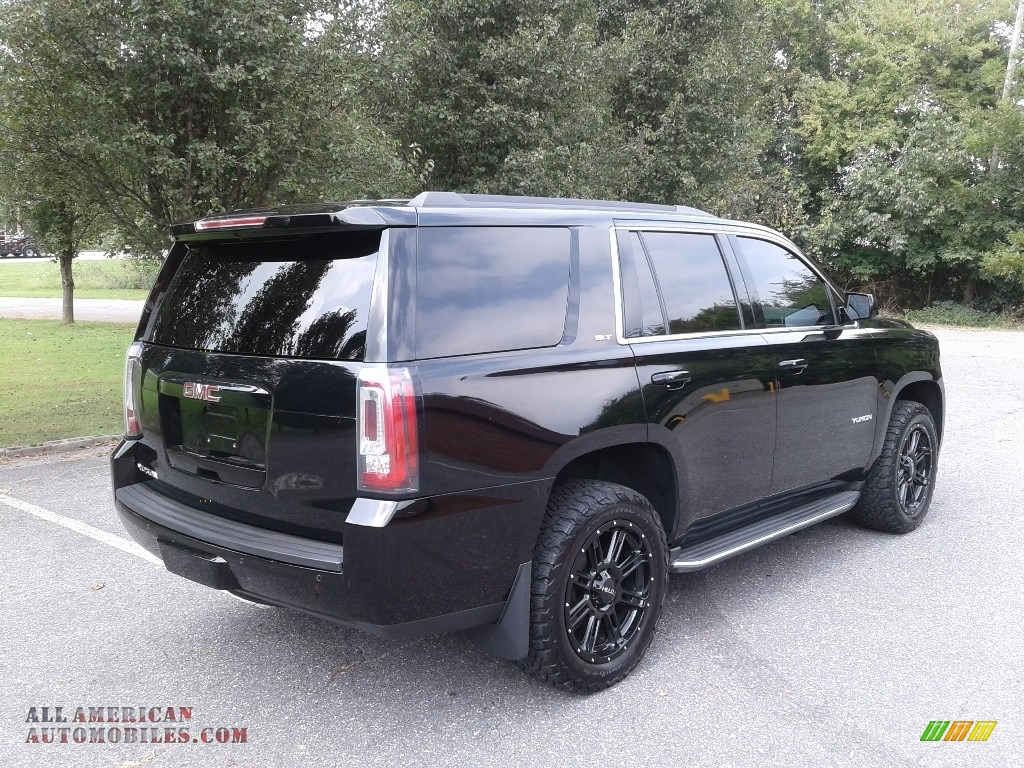 2015 Yukon SLT 4WD - Onyx Black / Jet Black photo #6