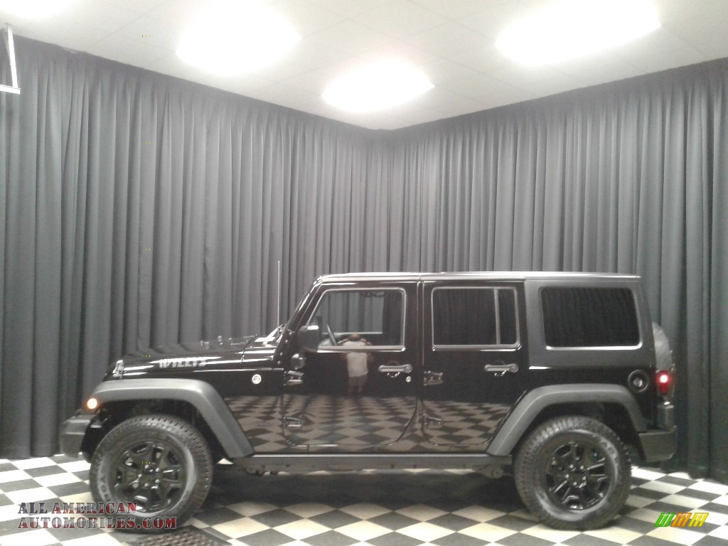 Black / Black Jeep Wrangler Unlimited Sport 4x4
