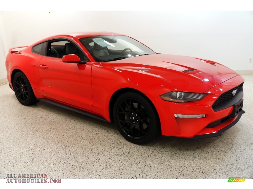 2018 Mustang EcoBoost Fastback - Race Red / Ceramic photo #1