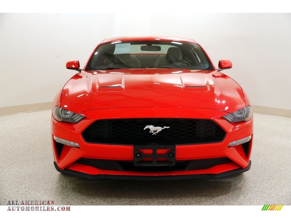 2018 Mustang EcoBoost Fastback - Race Red / Ceramic photo #2