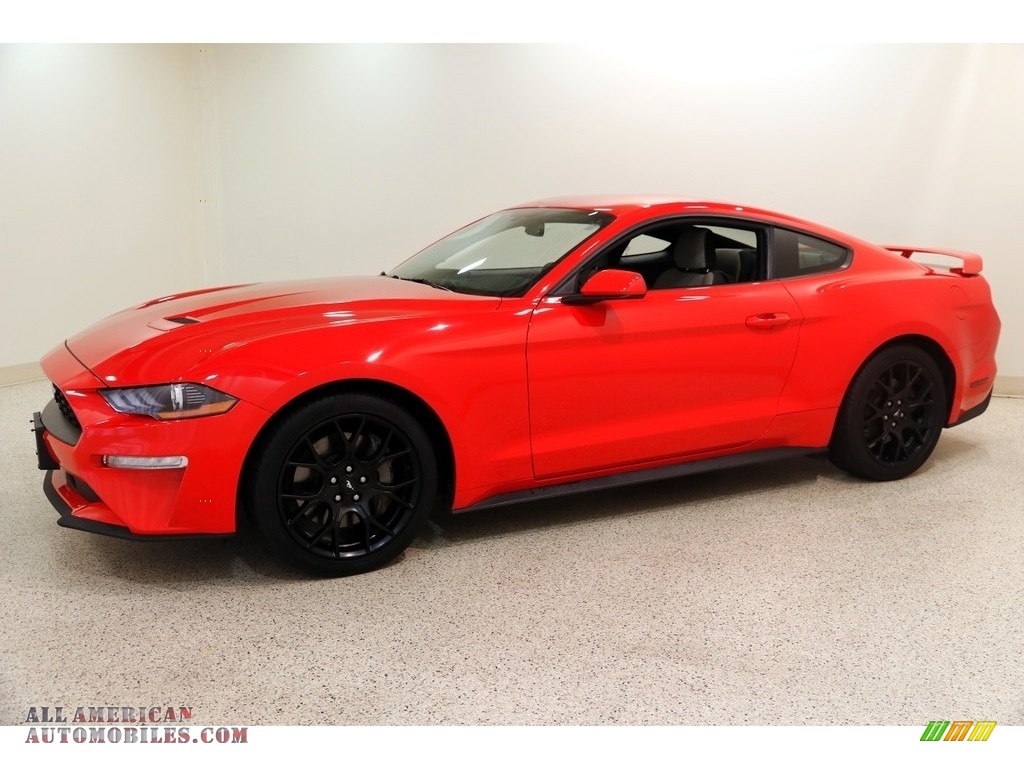2018 Mustang EcoBoost Fastback - Race Red / Ceramic photo #3